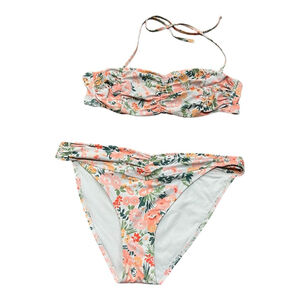 Women's‎ Xhilaration 2 piece Bikini XL Coral Floral